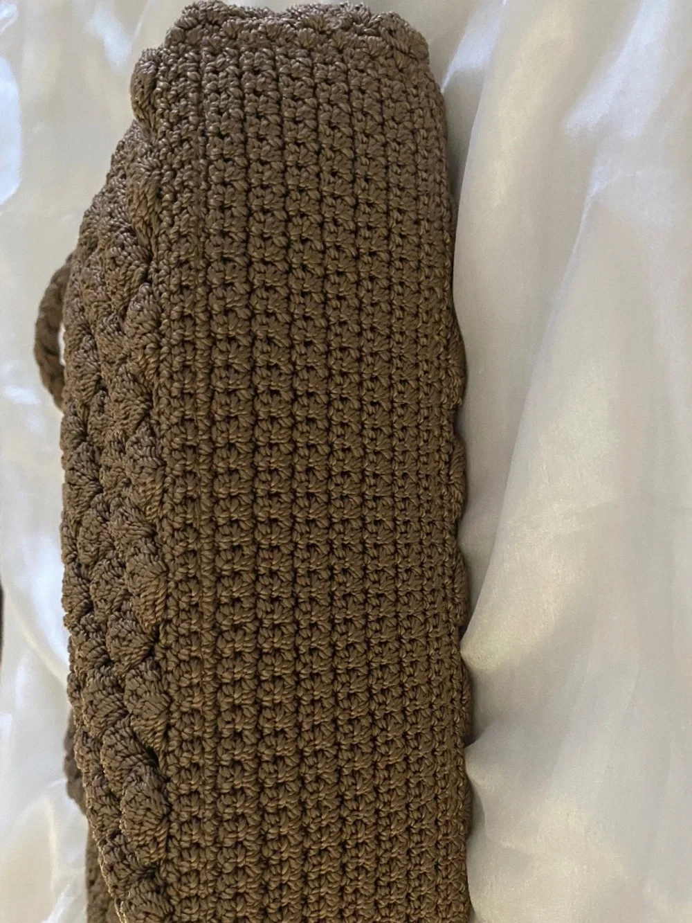 The SAK Crochet Double Handle Shoulder Bag NWOT